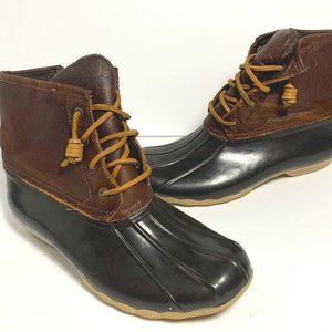 Sperry Top-Sider Women's Saltwater Boots Size 9 Waterproof Rubber